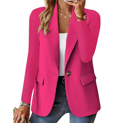 Tailored Single-Button Blazer